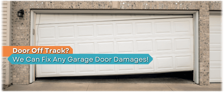 Garage Door Off Track In Location